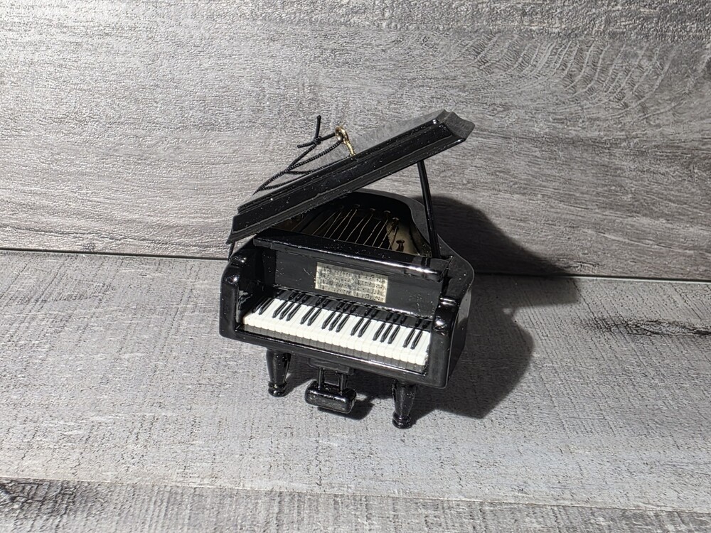 Baby Grand Piano Replica Mini Music Instrument Christmas Ornament g67d